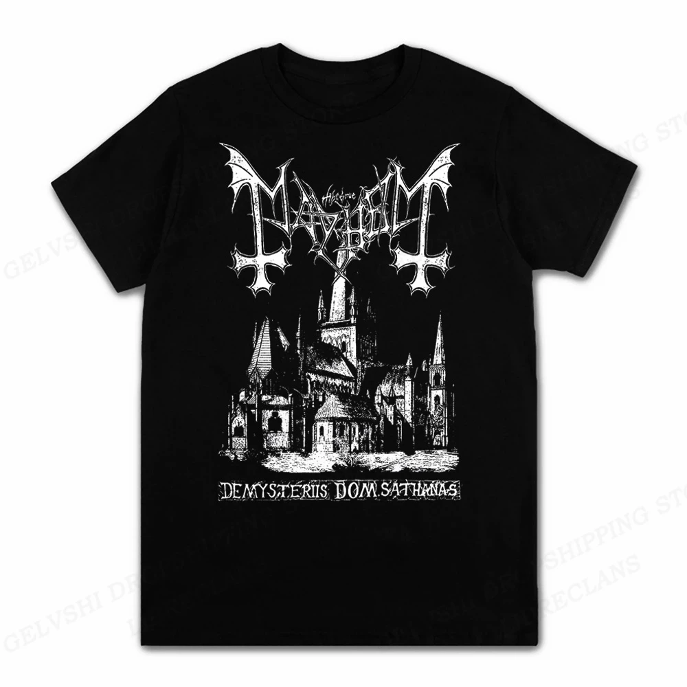 Top Trends: Rapper Mayhem Death T Shirt Men Fashion T-shirts Cotton Tshirt Kids Hip Hop Tops Tees Women Tshirt Anime Rock Camisetas Boy Tees Shoppable Styles