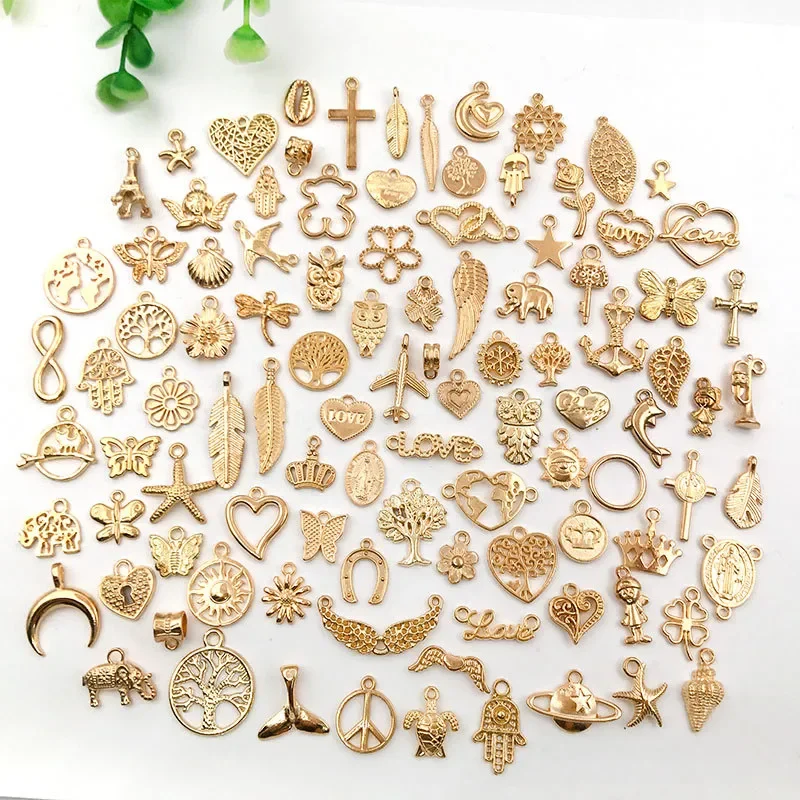 Top Trends: Mixed KC Vintage Alloy Charms For Jewelry Making Handmade DIY Bracelet Earrings Necklace Pendant Jewelry Accessories Shoppable Styles