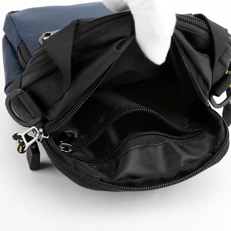 Top Trends: Mens Trendy Small Shoulder Bag Diagonal Crossbody Bag Lightweight Mini Waterproof Nylon Multifunction Mobile Phone Waist Pack Shoppable Styles - Image 2