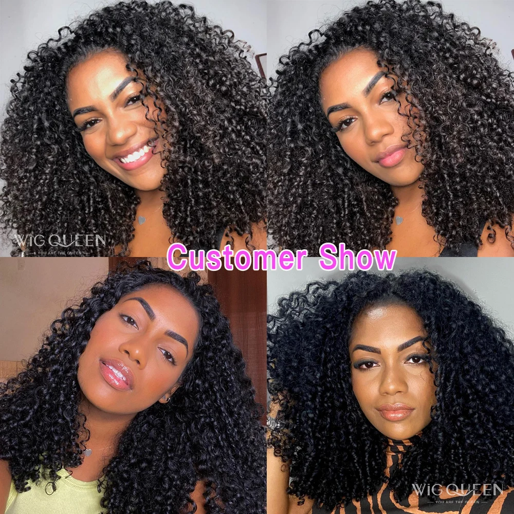 Top Trends: Brazilian Kinky Spirals Curly Bundles With Frontal 10A Double Drawn Pixie Curl Human Hair Extension Weave With Frontal Closure Shoppable Styles - Image 6