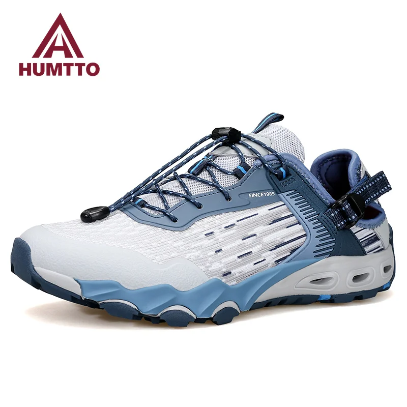 Top Trends: HUMTTO Hiking Shoes For Men Outdoor Summer Sneakers Trekking Barefoot Shoes Mens Breathable Quick Drying Black Beach Sandals Man Shoppable Styles