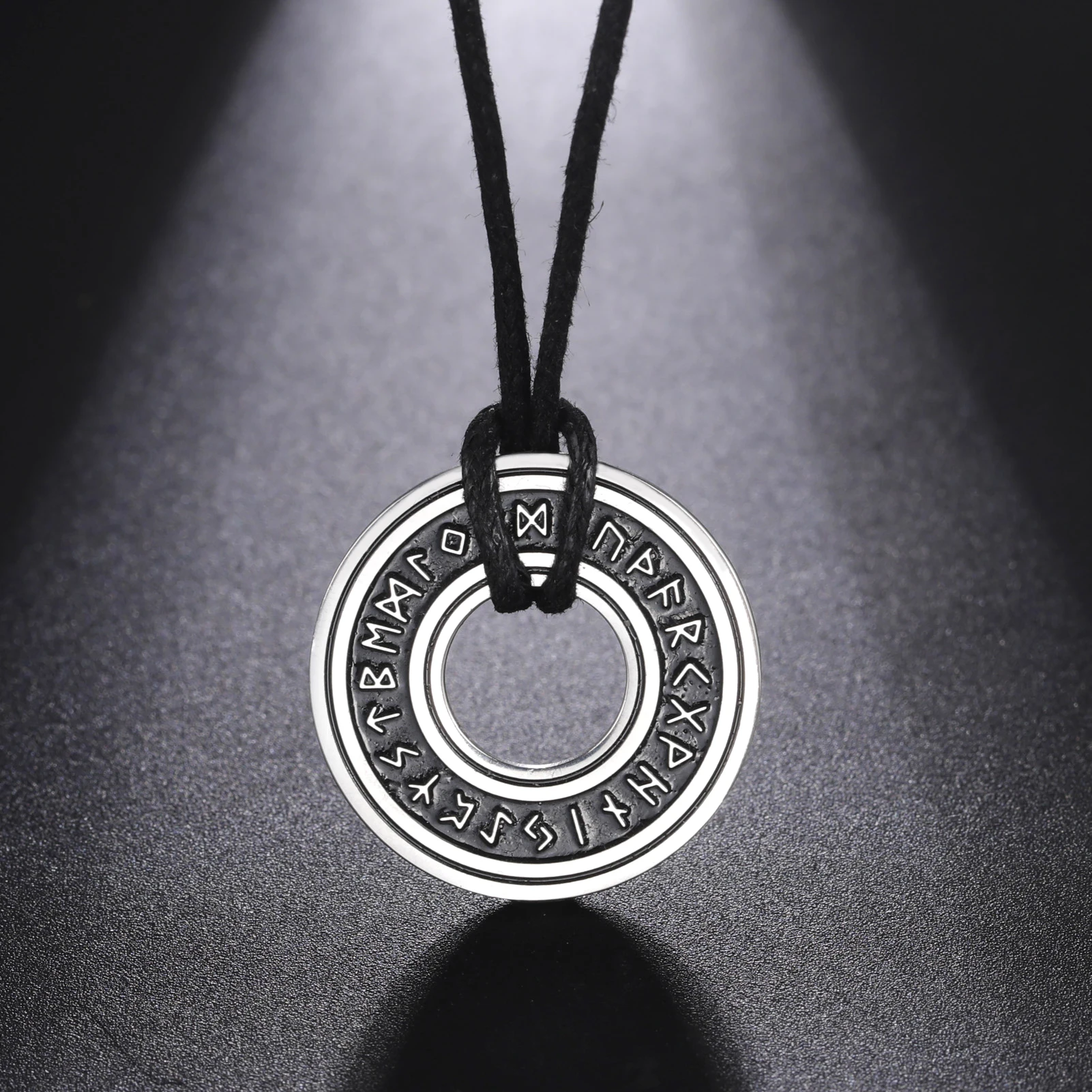 Top Trends: Vintage Nordic Rune Necklaces For Men Stainless Steel Norse Runes Viking Jewerly Pagan Elder Futhark Pendant Amulet Talisman Shoppable Styles