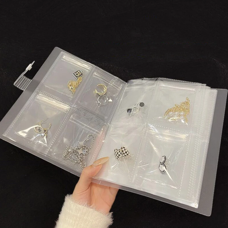 Top Trends: Transparent Jewelry Storage Bag Anti-oxidation Necklace Bracelet Ring Plastic Portable Earring Ziplock Bag Storage Organizer Shoppable Styles