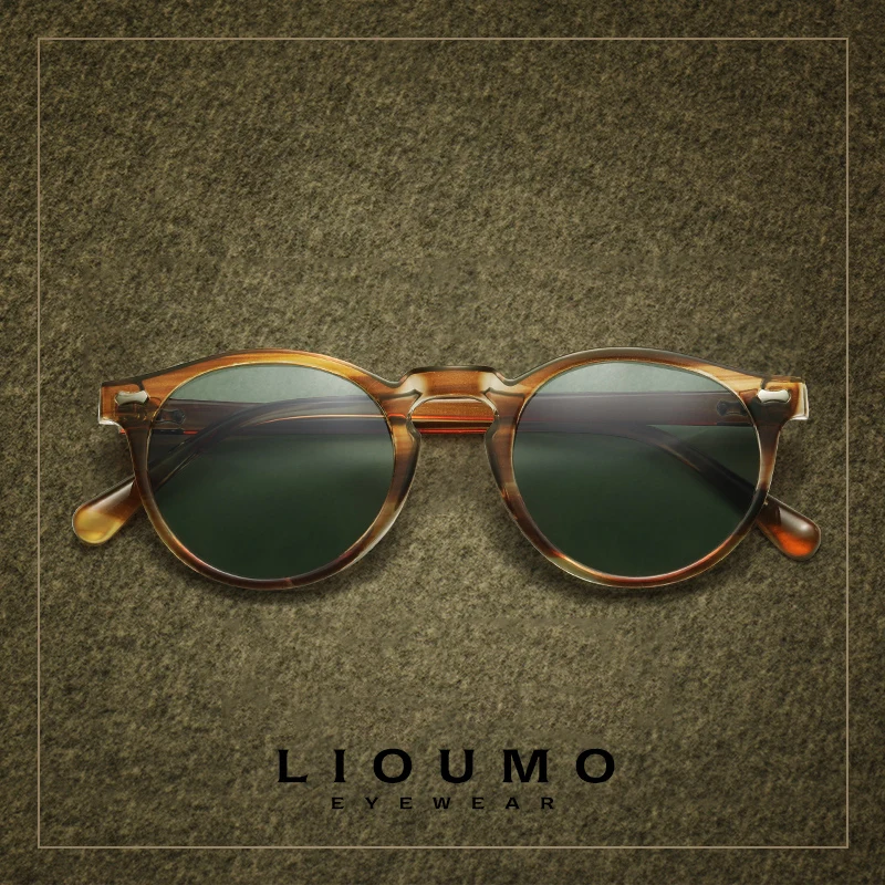 Top Trends: LIOUMO 2023 Retro Polarized Sunglasses Men Round Frame Vintage Glasses For Women UV400 Driving Goggles Oculos De Sol Masculino Shoppable Styles