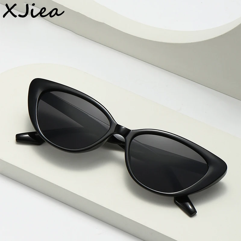 Top Trends: XJiea 2024 Vintage Cat Eye Women Sunglasses Vintage Small Frame Sun Glasses For Men Luxury Brand Design Outdoor Eyewear UV400 Shoppable Styles