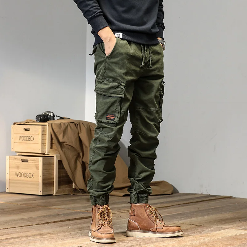 Top Trends: Joggers Cargo Pants Men 2023 Casual Y2k Multi-Pocket Male Trousers Sweatpants Streetwear Techwear Tactical Track Black Pants Men Shoppable Styles