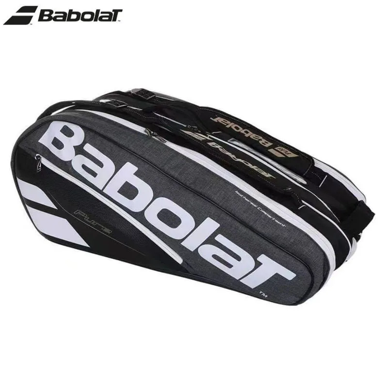 Top Trends: High Quality Babolat Tennis Bag 6R Durable Men Women Tennis Racket Backpack Professional Babolat Training Sports Tennis Handbag Shoppable Styles