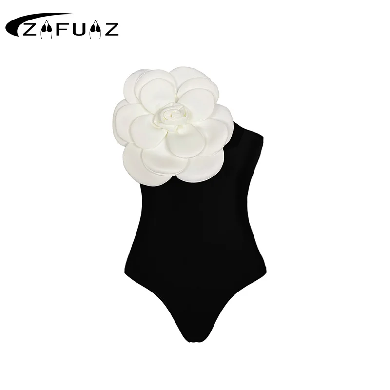 Top Trends: 2023 New 3D Flower One Piece Swimsuit Women Sling Swimwear Vintage Monokini Beachwear Bathing Suit Brazilian Summer Bikinis Shoppable Styles