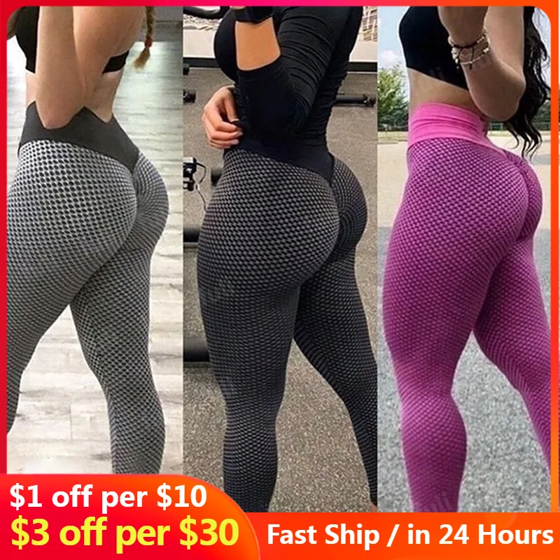 Top Trends: 3D Mesh Knitting Yoga Pants Women High Waist Push Up Seamless Sport Legging Gym Tights Quick Dry Running Fitness Pants Shoppable Styles