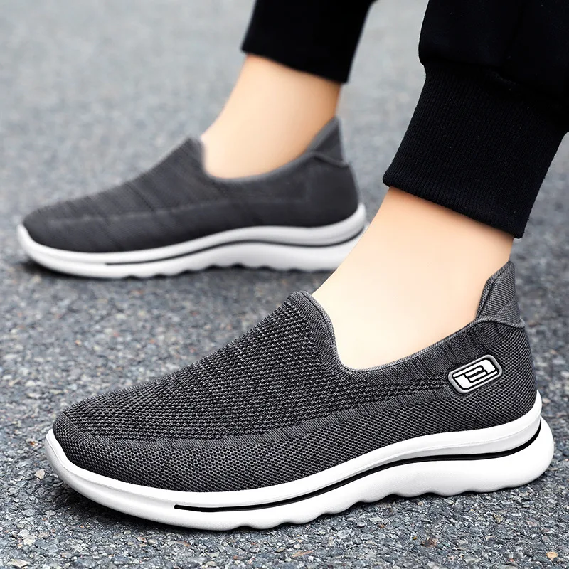 Top Trends: 2023 Men's Shoes Mesh Fly Woven Breathable Casual Sports Shoes Comfortable Lazy Slip On Shoes Casual Shoes Men Anti-Odor Shoes Shoppable Styles