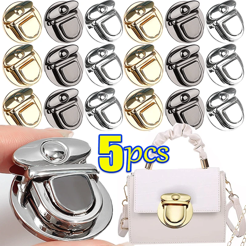 Top Trends: Gold Metal Locks Bag Clasp Catch Buckles For Handbags Purse Totes Closures Snap Clasps DIY Craft Hardware Case Bag Accessories Shoppable Styles