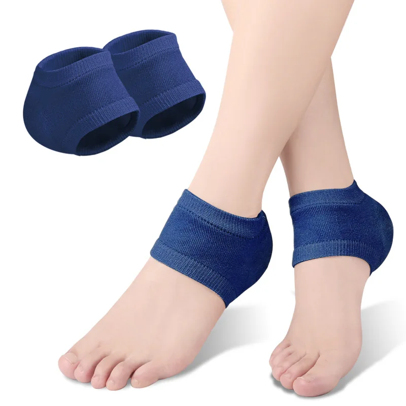 Top Trends: Gel Silicone Heel Protector Sleeve Heel Pads Heel Cups Plantar Fasciitis Support Feet Care Skin Repair Cushion Half-yard Socks Shoppable Styles