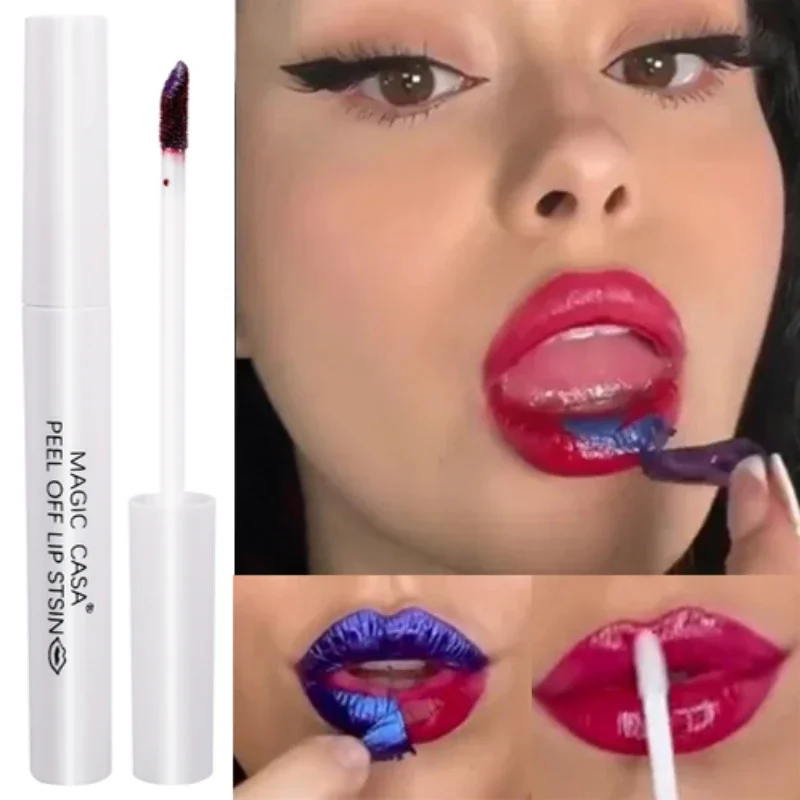 Top Trends: Waterproof Peel-off Lipgloss Matte Lip Tinted Long Lasting Lipstick Lip Glaze Makeup Beauty Sexy Red Tear-off Lip Stain Cosmetic Shoppable Styles