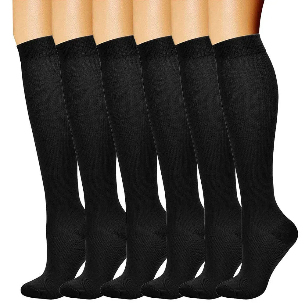 Top Trends: 3 Pairs Compression Socks For Women Circulation15-20 MmHg Is Best Support For Athletic Running Cycling Gym Travel Sports Workout Shoppable Styles