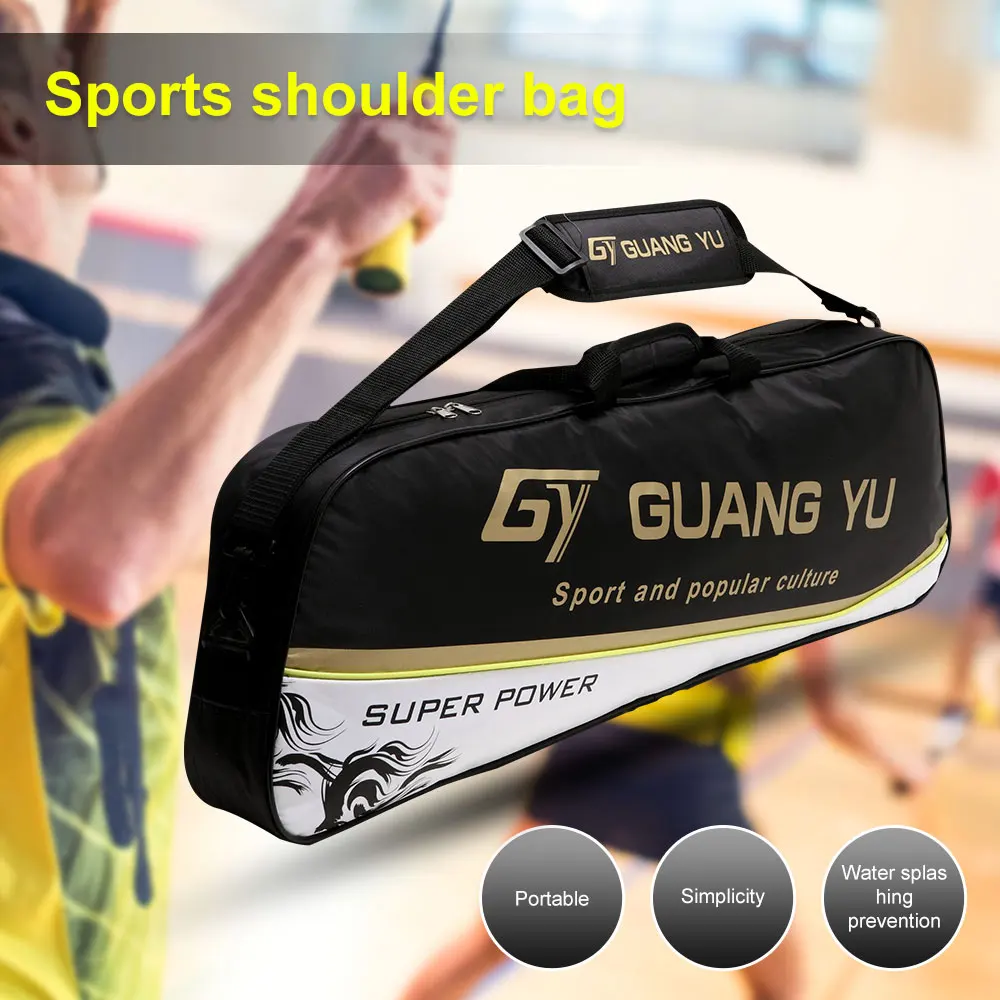 Top Trends: Large Capacity Tennis Racket Bag Badminton Backpack Waterproof Gym Bag Sport Equipment Storage Bag Competition Shoulder Bag Shoppable Styles