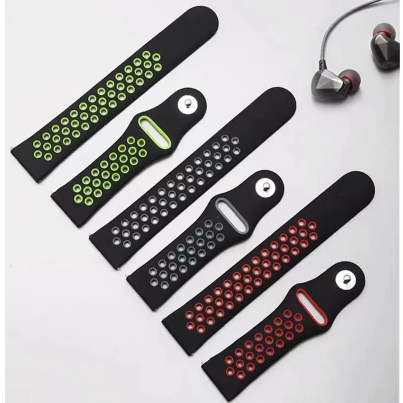 Top Trends: Silicone Watch Band For Amazfit GTS 4-3-2e Mini / GTR 4-3-Pro-2 47mm / GTR 2e / stratos 3 20mm 22mm Sport Bracelet Bip-U-S-3 Pro Strap Shoppable Styles