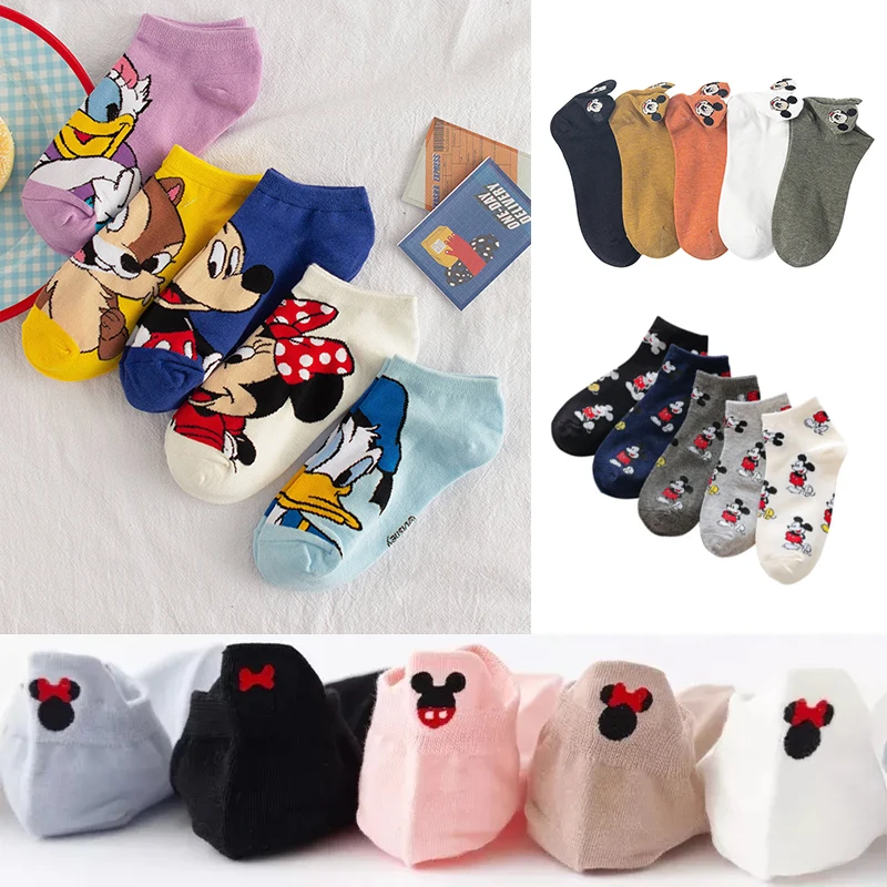 Top Trends: New Girl Mickey Socks Fashion Cartoon Disney Novelty Warm Mouse Socks Wild Cotton Socks Four Seasons Practical Shoppable Styles