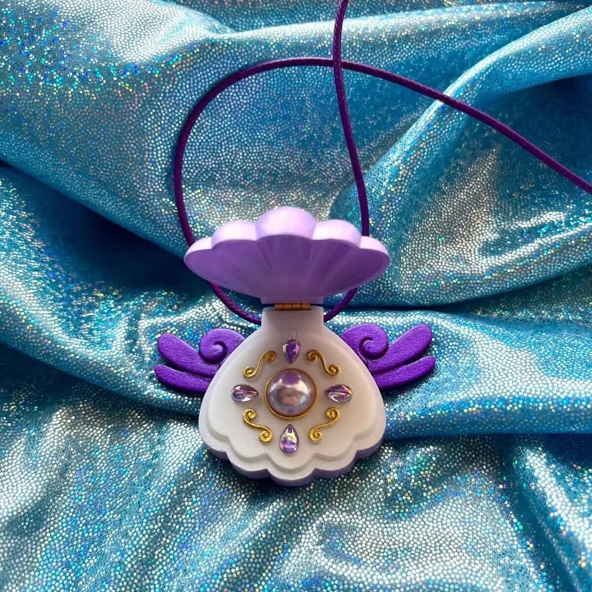 Top Trends: Anime Mermaid Melody Cosplay Shell Pendant Necklace For Women Lucia Rina Toin Hanon Hosho Noel CoCo Jewelry Prop Shoppable Styles - Image 6