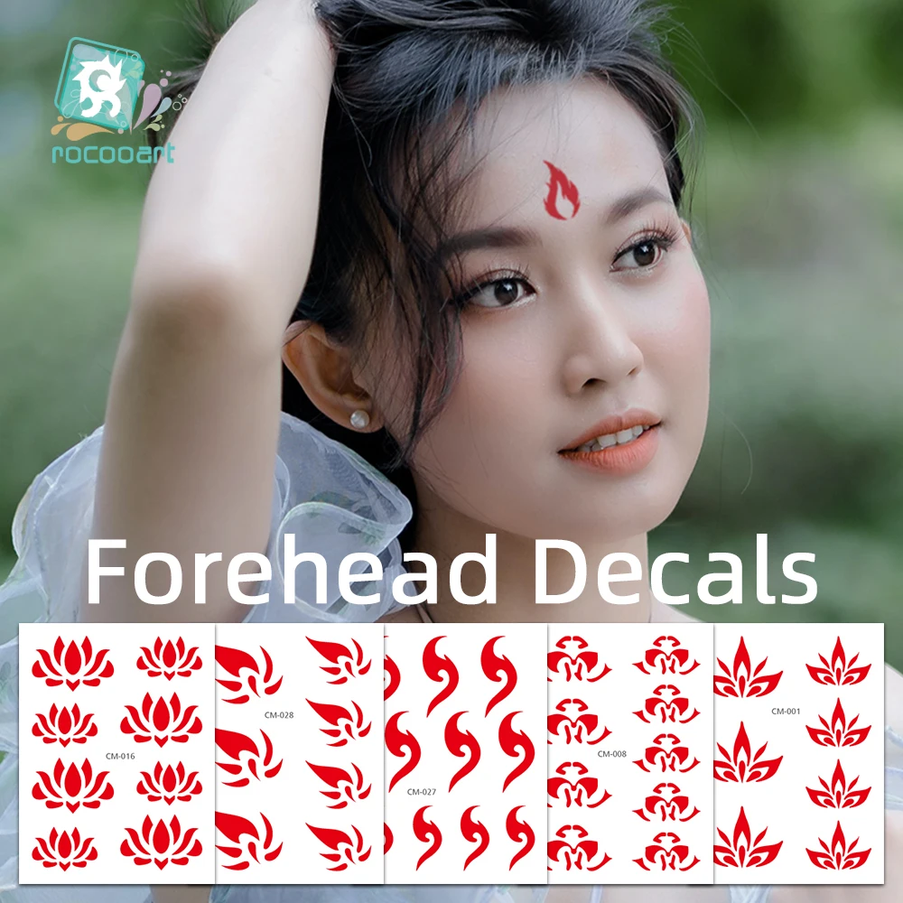 Top Trends: Rocooart Bindi Sticker Face Jewels Tattoo Forehead Temporary Tattoo Sticker Actress Make Up Tatuaje Festival Taty Party Tatouage Shoppable Styles