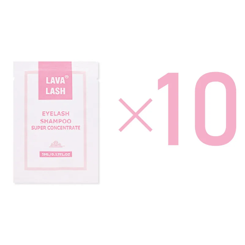 Top Trends: 10 PCS LAVA LASH Eyelash Shampoo 5ml Concentrate Foam Cleaner Individual Eyelash Extension Cleanser Eyelashes Detergent Mousse Shoppable Styles