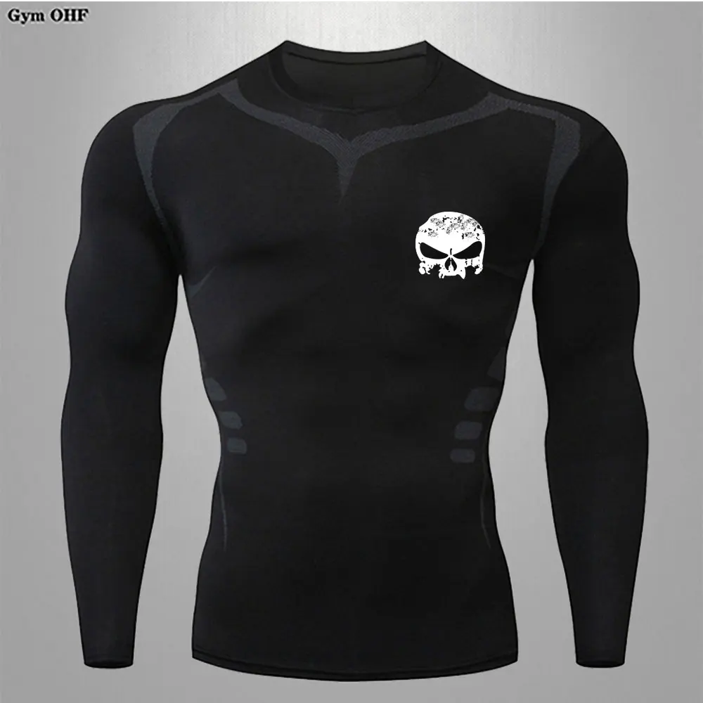 Top Trends: Running Shirts Men Summer Compression T-shirts Sportswear Gym Rash Guard Boxing Suit MMA T-Shirt Jiu Jitsu Bjj Sports T-Shirt Shoppable Styles