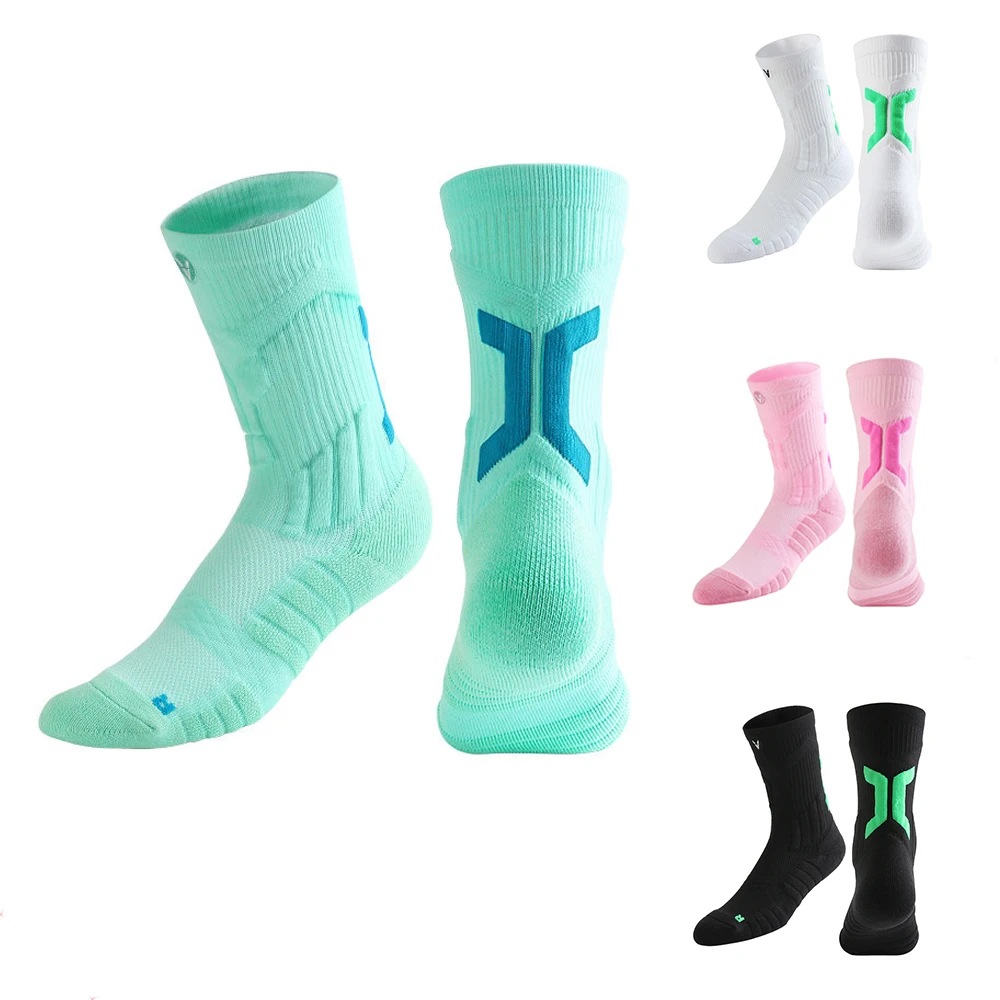 Top Trends: High Quality Sport Socks Men Basketball Running Camping Cotton Cushioned Athletic Cycling Socks For Men Women Shoppable Styles