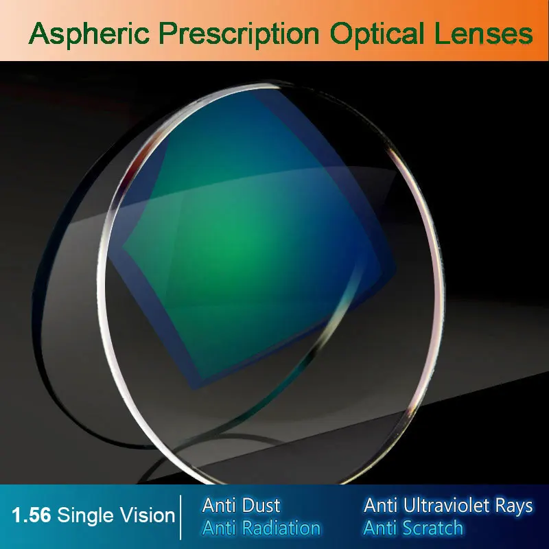 Top Trends: 1.56 Index Prescription Lenses CR-39 Resin Aspheric Glasses Lenses For Myopia / Hyperopia / Presbyopia Eyeglasses Lens With Coating Shoppable Styles