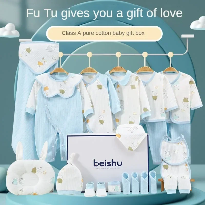 Top Trends: Newborn Clothes 0-3-6-12 Months Baby Bodysuit Set Baby Boy And Baby Girl Cotton Clothing Set 16 / 22 / 23 Pieces Set Wiht Gift Box Shoppable Styles