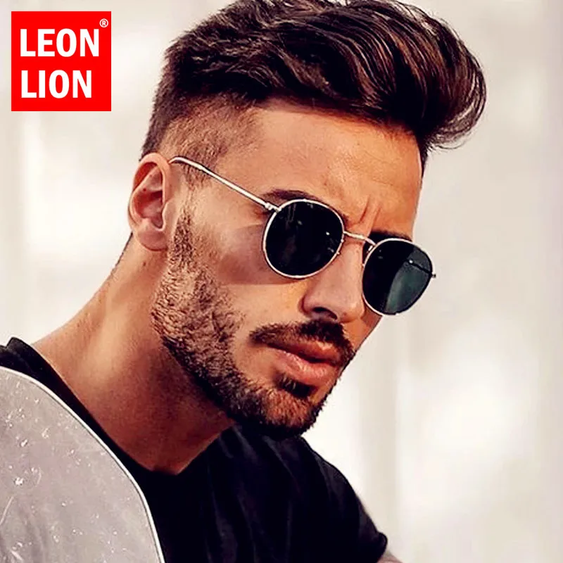 Top Trends: LeonLion 2023 Round Sunglasses Men Small Vintage Glasses For Men / Women Luxury Eyewear Men Metal Party Lunette Soleil Homme UV400 Shoppable Styles