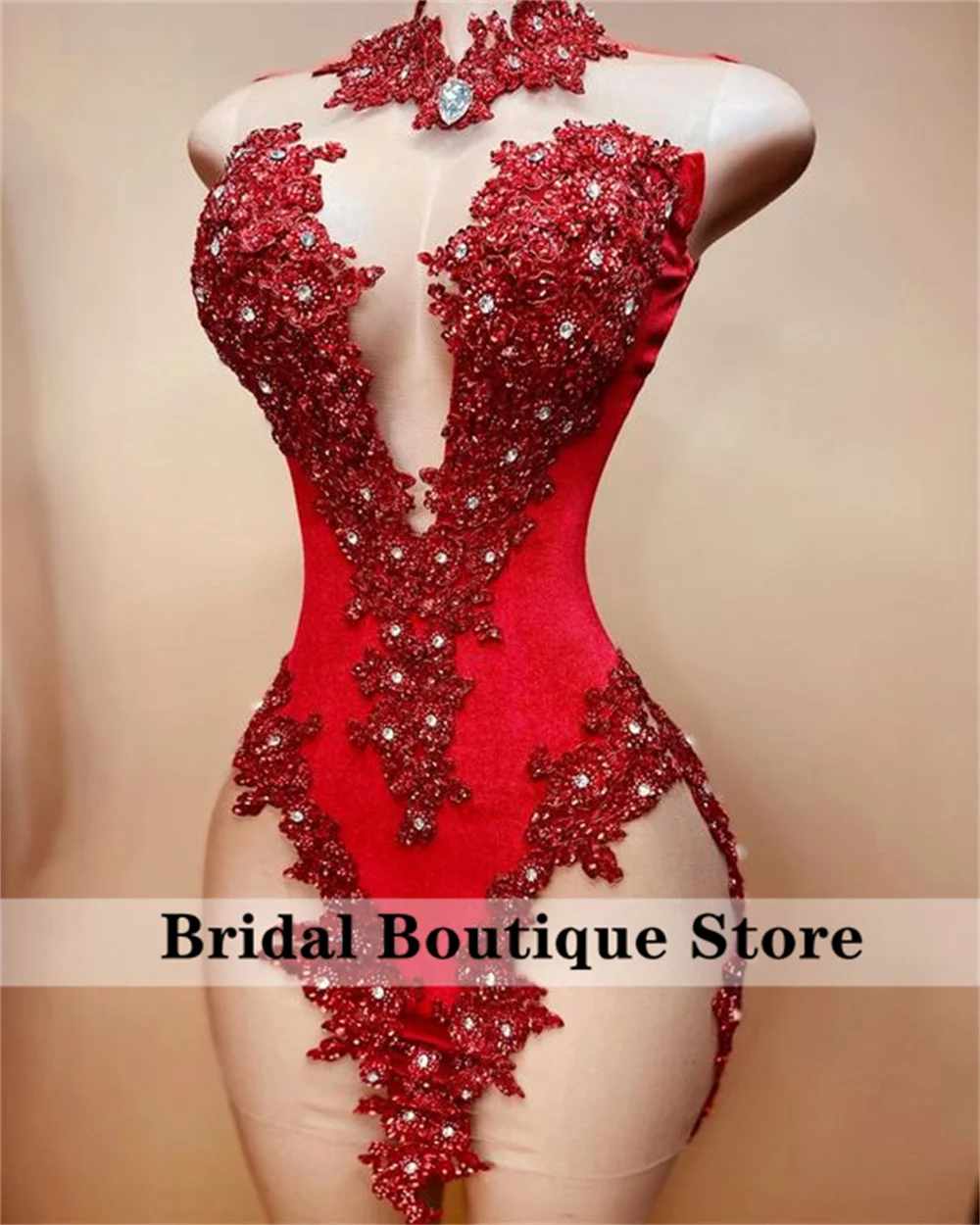 Top Trends: New Arrival Sparkly Sexy Short African Prom Dresses Crystal Beads Birthday Party Mini Cocktail Homecoming Gowns Robe De Bal Shoppable Styles