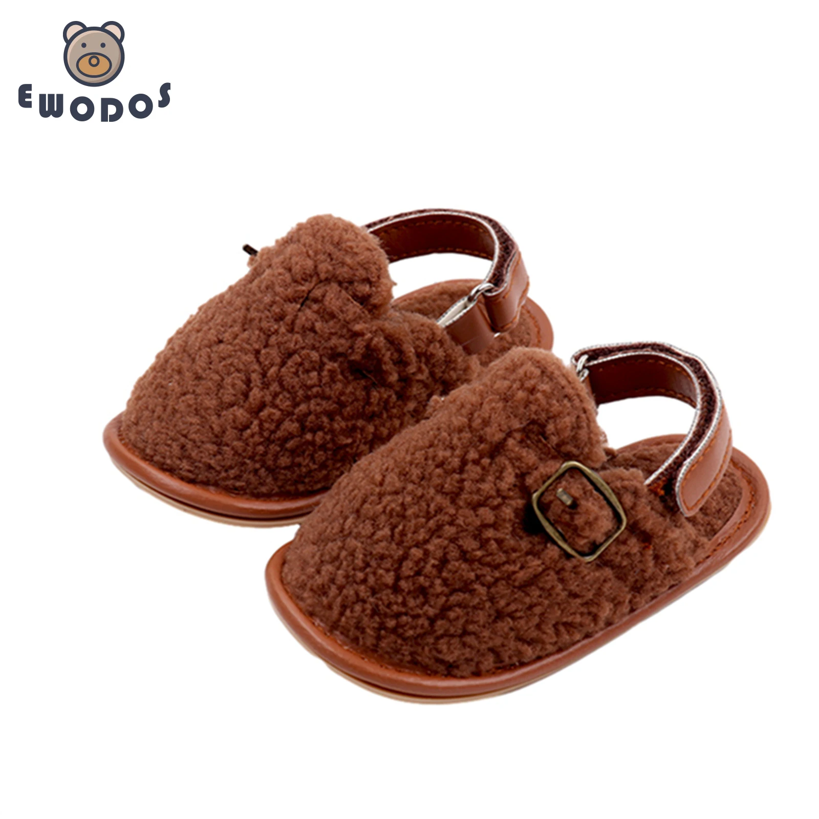 Top Trends: EWODOS Infant Baby Girls Boys Winter Slippers Coral Fleece Anti-Slip Soft Sole Indoor Shoes Toddler Prewalker First Walker Shoes Shoppable Styles