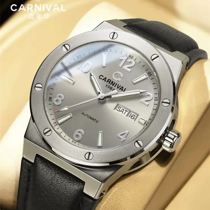 Top Trends: Reloj Hombre CARNIVAL Brand Mechanical Watches For Men Luxury MIYOTA Movement Automatic Wrist Watch 50M Waterproof Montre Homme Shoppable Styles