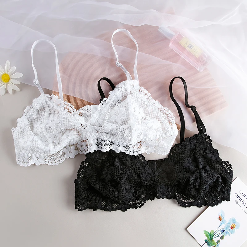 Top Trends: BANNIROU 1Pcs Lace Bra For Woman Thin Transparent Sexy Underwear Female Lingerie Women's Bralette For Ladies 2023 NEW SALE Shoppable Styles