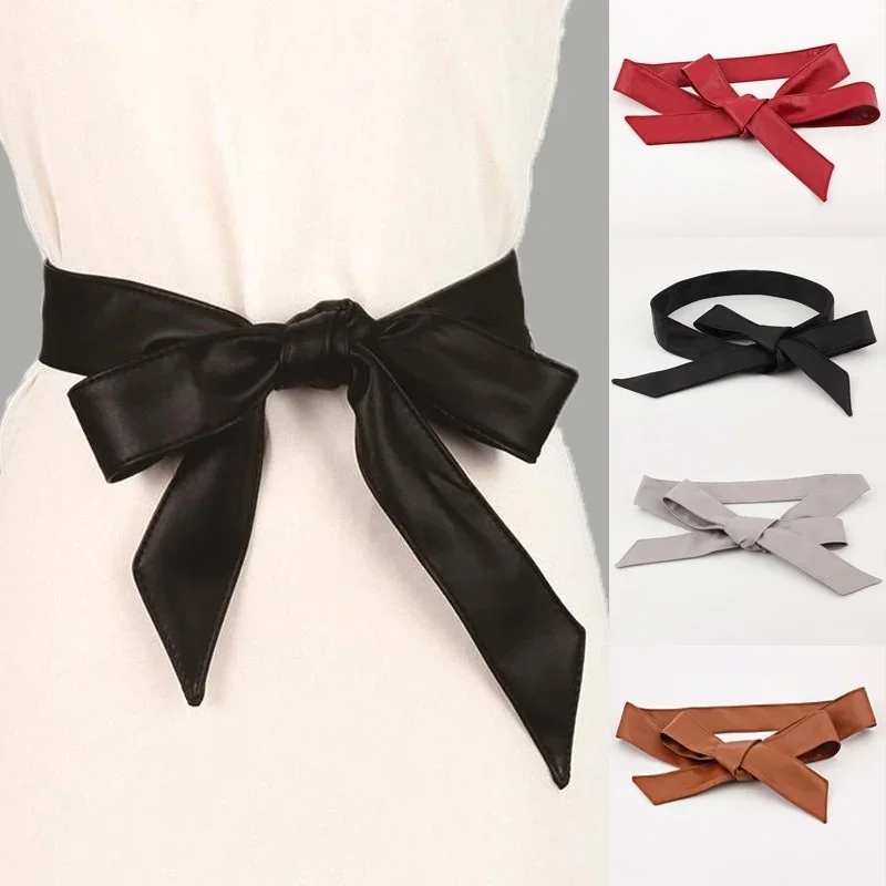 Top Trends: Fashion PU Leather Belts For Women Soft Dress Wide Corset Strap Female Belt Shoppable Styles