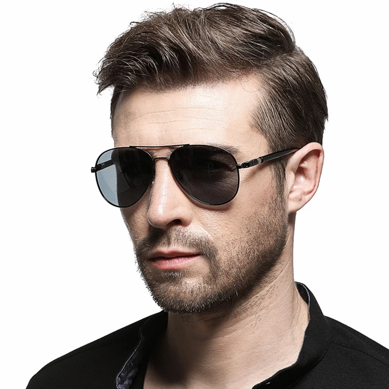 Top Trends: Photochromic Sunglasses Mens Aviation Polarized UV400 Day And Night Vision Driving Sun Glasses Women Goggles Shoppable Styles - Image 2