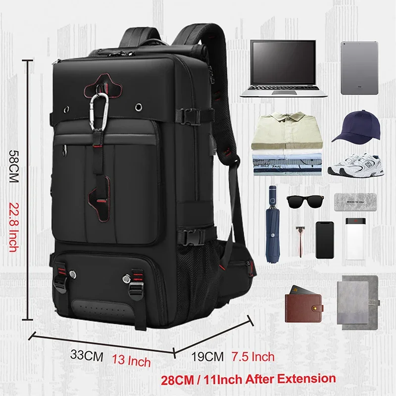 Top Trends: SWISS MILITARY New Travel Backpack Laptop Bag Multifunctional Waterproof Anti Theft Bag Outdoor Large Capacity Backpack Mochila Shoppable Styles - Image 2