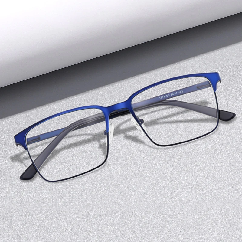 Top Trends: Anti Blue Light Square Glasses Frame Men Prescription Reading Glasses Optical Eyewear 2023 Spectacles Eyeglasses Frames Men's Shoppable Styles - Image 5