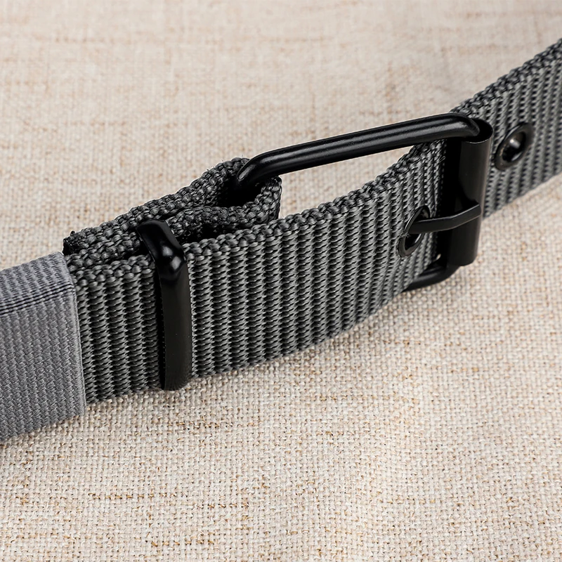 Top Trends: Perforated Canvas Belt, Men's Needle Buckle Belt, Student Youth Korean Version, Versatile Jeans Belt, Military Training, Extende Shoppable Styles - Image 4