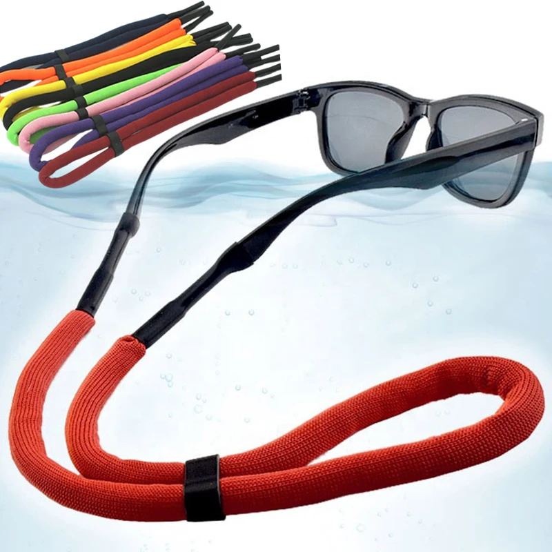 Top Trends: Floating Foam Chain Eyeglasses Straps Solid Sport Glasses Cord Eyewear Strap Lanyard Adjustable Anti-Slip String Cord Holder Shoppable Styles