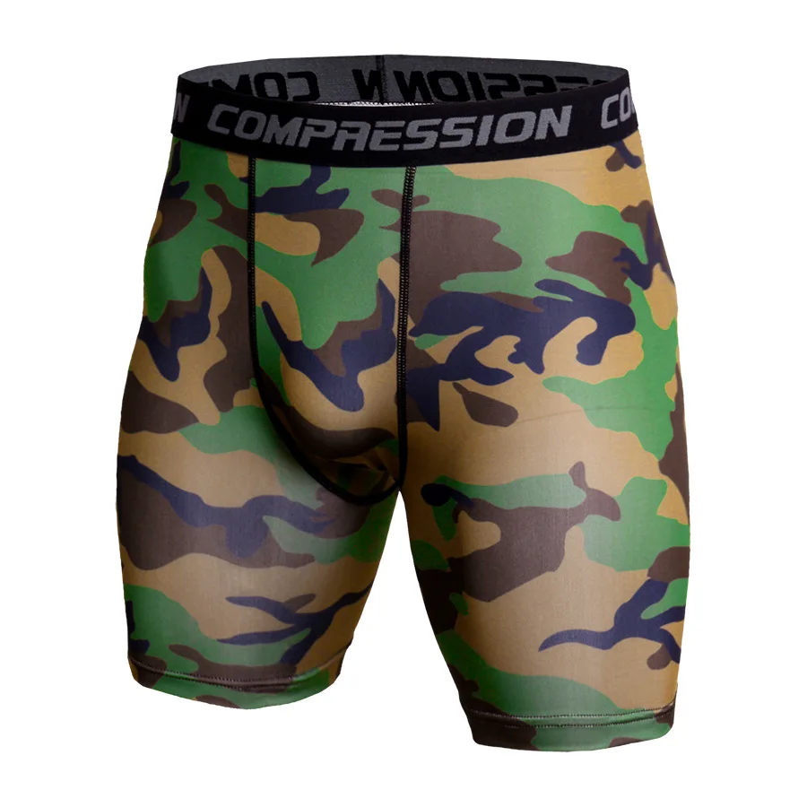 Top Trends: Summer Men&#039;s Camouflage Printing Shorts Tight Tight Fast Dry Short Training Fitness Running Pants Shoppable Styles