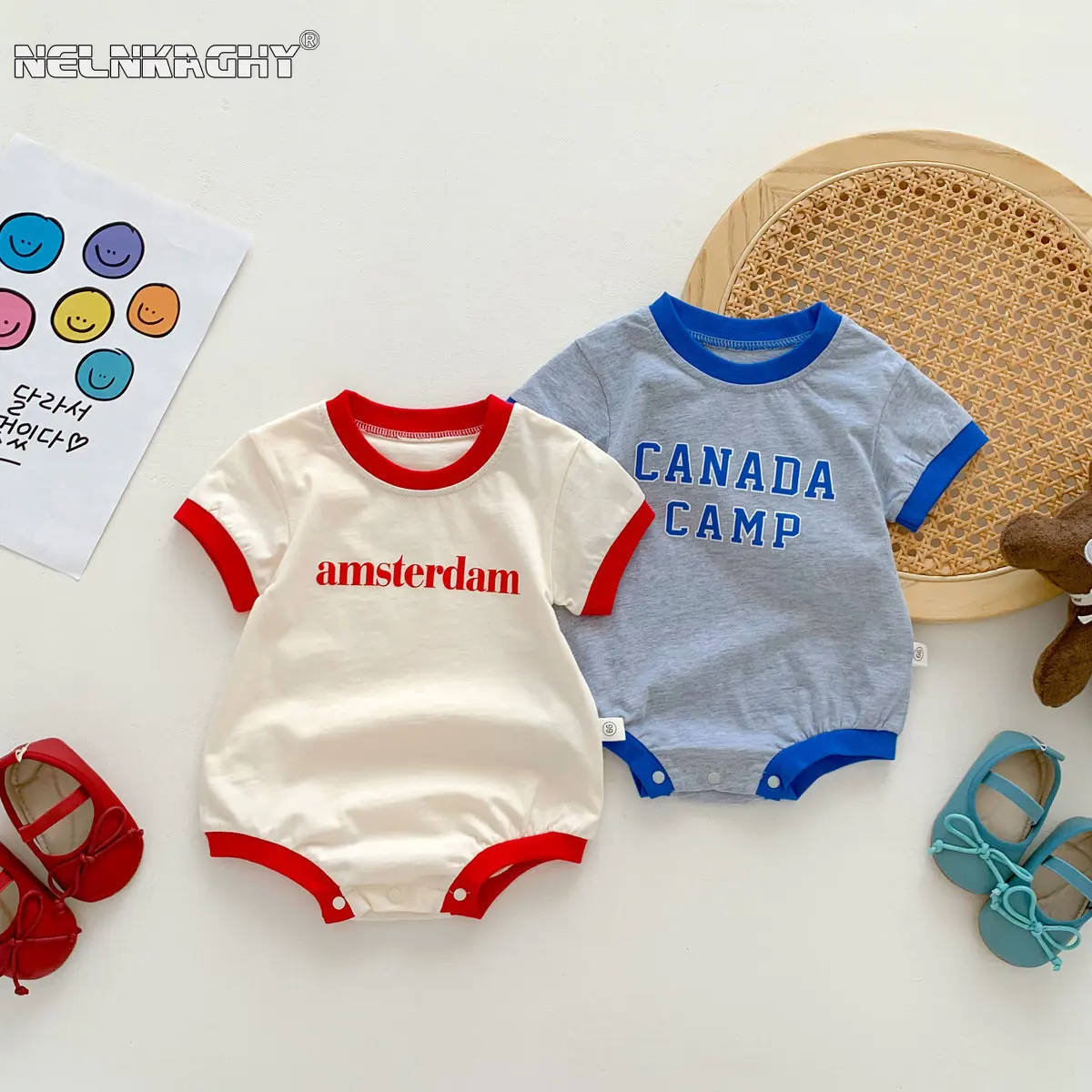 Top Trends: DROP-SHIPPING Summer Infant Baby Short Sleeve Letter Outfit Pure Cotton Jumpsuits Kids Newborn Bodysuits One-piece Garment Shoppable Styles