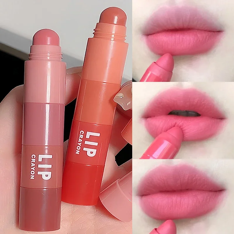 Top Trends: 4 Colors In 1 Matte Nude Pink Red Lipstick Lip Liner Pen Long Long Waterproof Crayon Lipstick Pencil Lips Makeup Cosmetic Kit Shoppable Styles