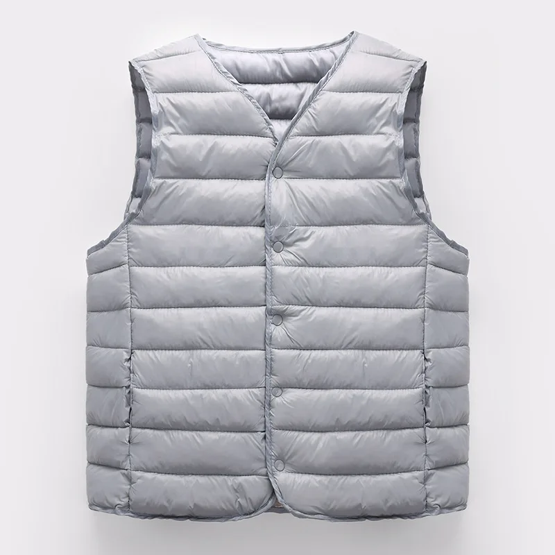 Top Trends: Autumn And Winter Fashion Men&#039;s Sleeveless Down Vest Warm Vest For Casual Wear Cotton Jacket Inner Wear Lightweight Waistcoat Shoppable Styles