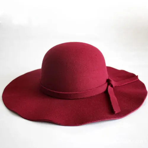 Top Trends: 2022 Fe Hat Hot Sun Vintage Women&#039;S Floppy Bowknot Bell Hat Wide Brim Wool Felt Dome Fe Hat Ladies Holiday Outdoor Hat Shoppable Styles