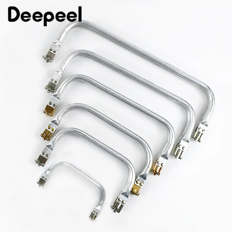 Top Trends: 1-5Pcs Metal Kiss Clasp Purse Frame Cloud Bag Doctor Aluminium Tube Handle Buckle DIY Bags Clutch Handles Hardware Accessories Shoppable Styles