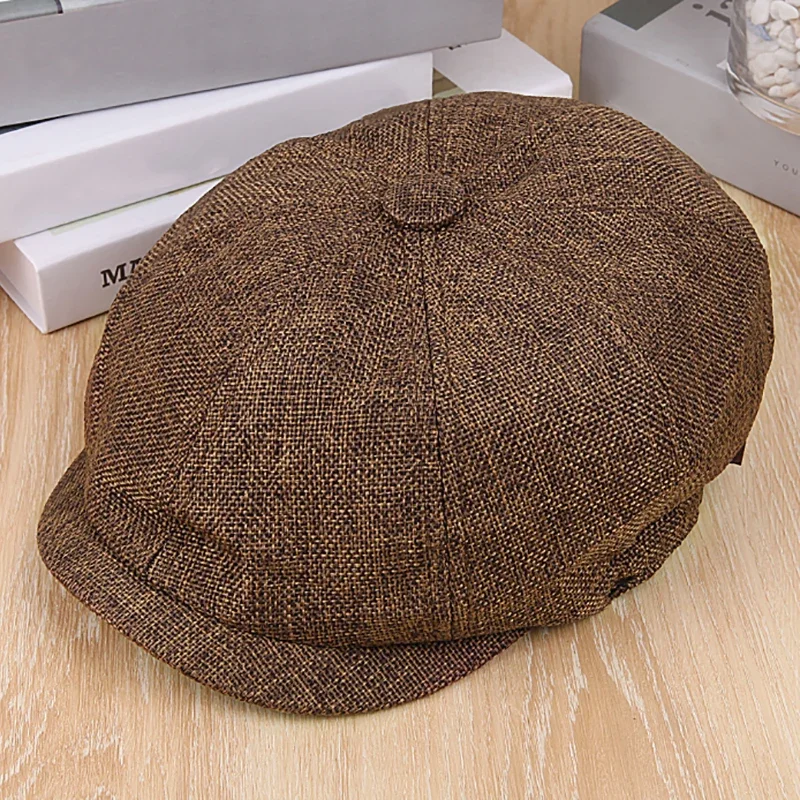 Top Trends: Men Newsboy Hat Retro Beret Hats Casual Street Caps Unisex Wild Octagonal Cap For Men Winter Spring Hiphop Cool Hats Shoppable Styles