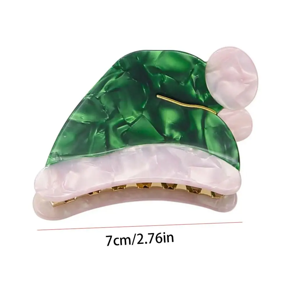 Top Trends: Christmas Tree Christmas Hat Acetate Hair Claw Creative Swan Acetic Acid Shark Clip Shoppable Styles - Image 6