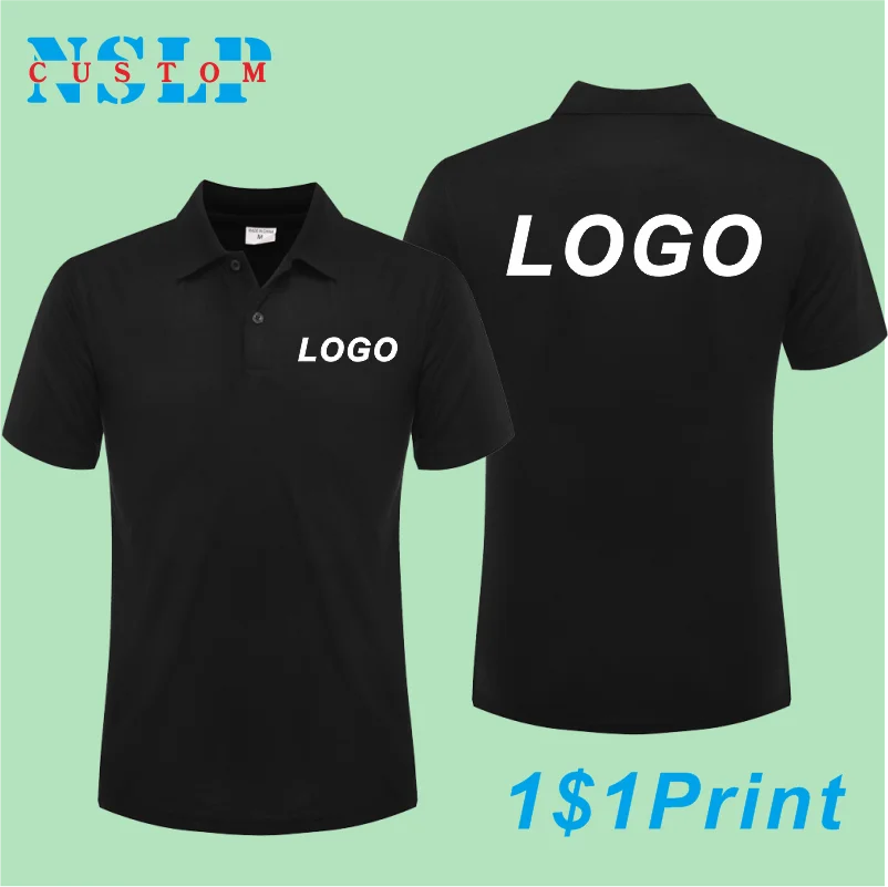 Top Trends: Summer Causal Polo Shirt Custom Logo Printed Text Picture Brand Embroidery Personal Design Breathable Men And Women Tops 2023 Shoppable Styles