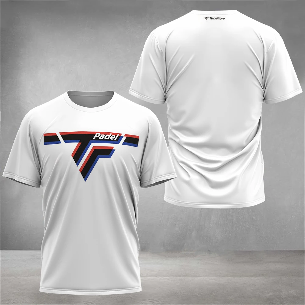 Top Trends: New Tecnifibre Badminton Sportswear Golf Suit Men's Fitness Short Sleeved Round Neck Top Breathable And Comfortable Tennis Shirt Shoppable Styles