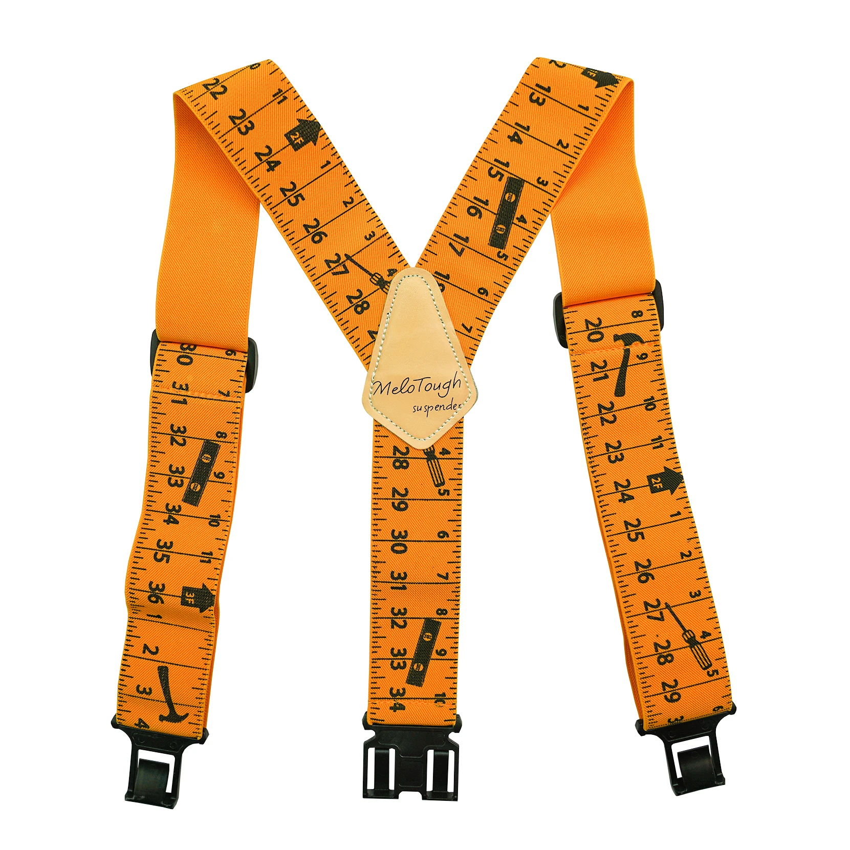 Top Trends: MELOTOUGH Men's Suspenders Fully Elastic 2 Inch Wide Y Back Work Suspenders Heavy Duty Tape Measure Suspenders For Men Shoppable Styles